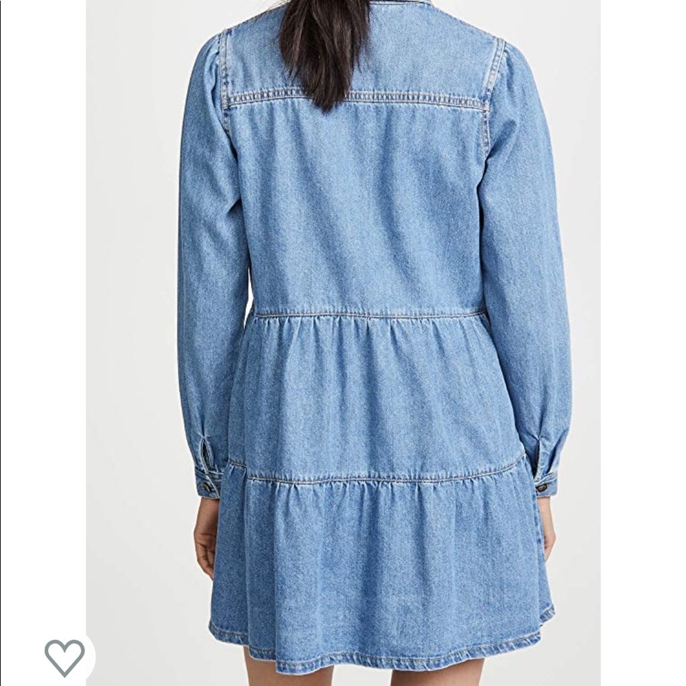 FREE PEOPLE Nicole Boho Denim Dress | XL | NWT - Picture 2 of 7